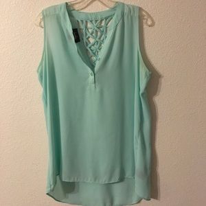 Turquoise tank top